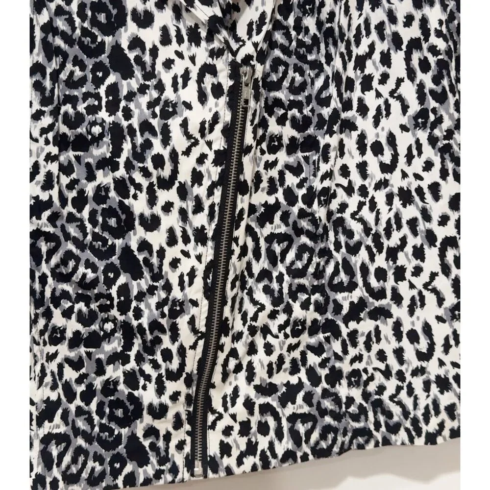 Fashion Bug Women’s Animal Print Zip Front Blazer Jacket Plus Size 20 - Picture 3 of 4